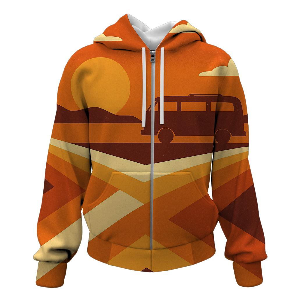 Sunset Highway Chevron hoodie styles