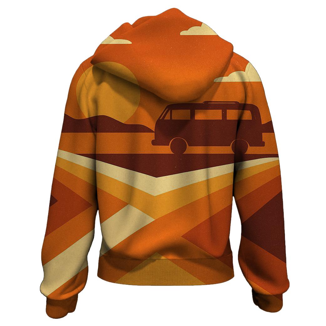 Sunset Highway Chevron hoodie styles
