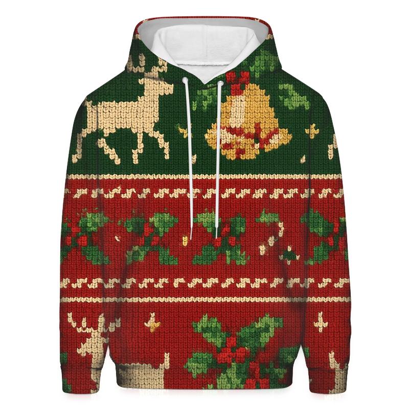 Tinsel Reindeer Band Design graphic hoodies