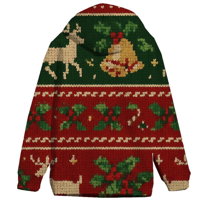 Tinsel Reindeer Band Design graphic hoodies