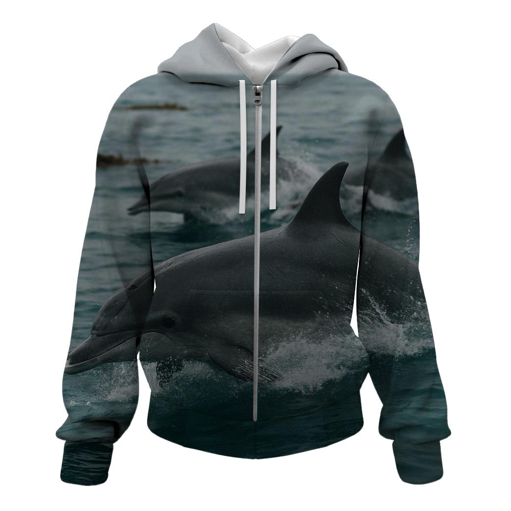 Kelpline Bow Riders Dolphin Pod premium hoodies