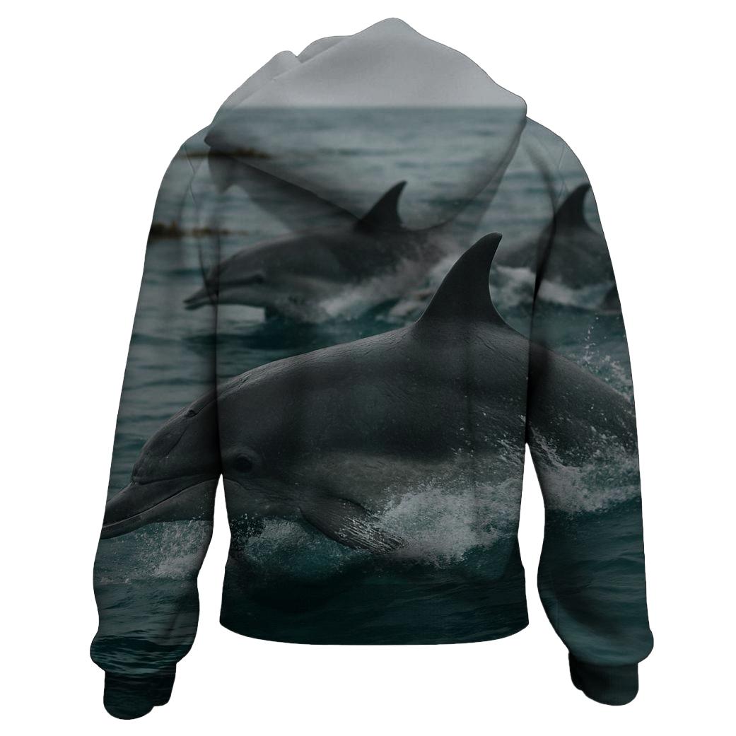 Kelpline Bow Riders Dolphin Pod premium hoodies