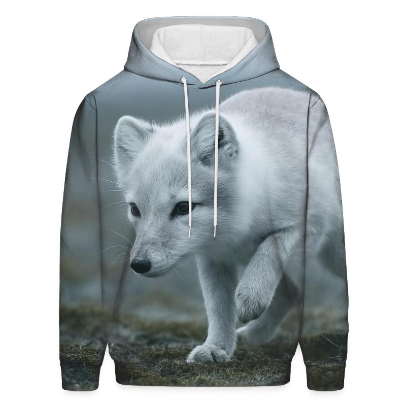 Tundra Stalker — Arctic Fox graphic hoodies