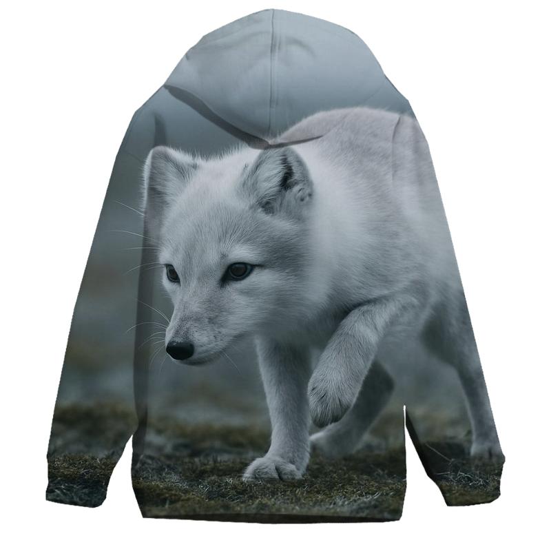 Tundra Stalker — Arctic Fox graphic hoodies