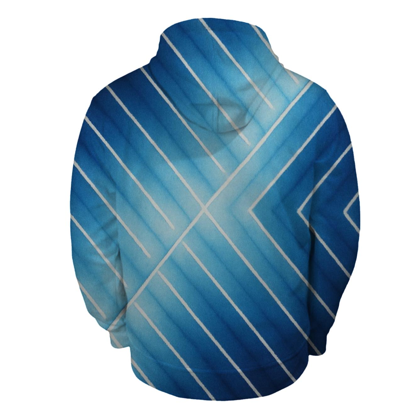 Indigo Arashi Waves printed hoodies