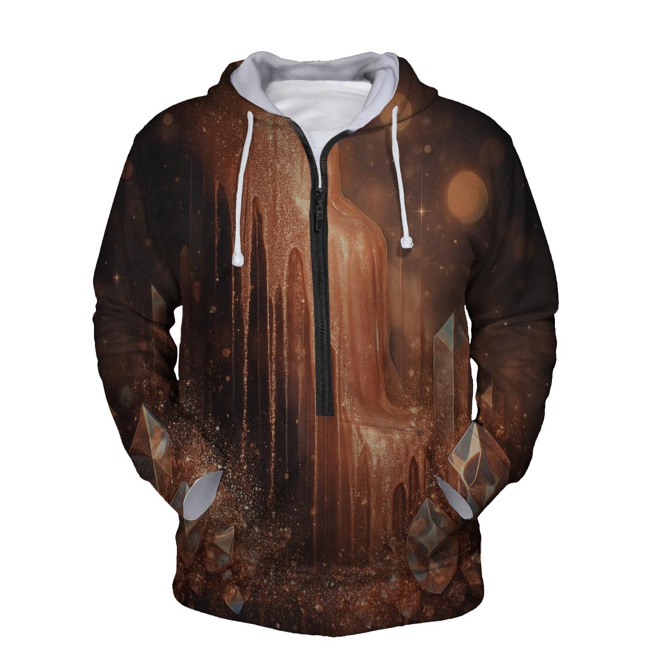 Nebula Glitz Cascade premium hoodies