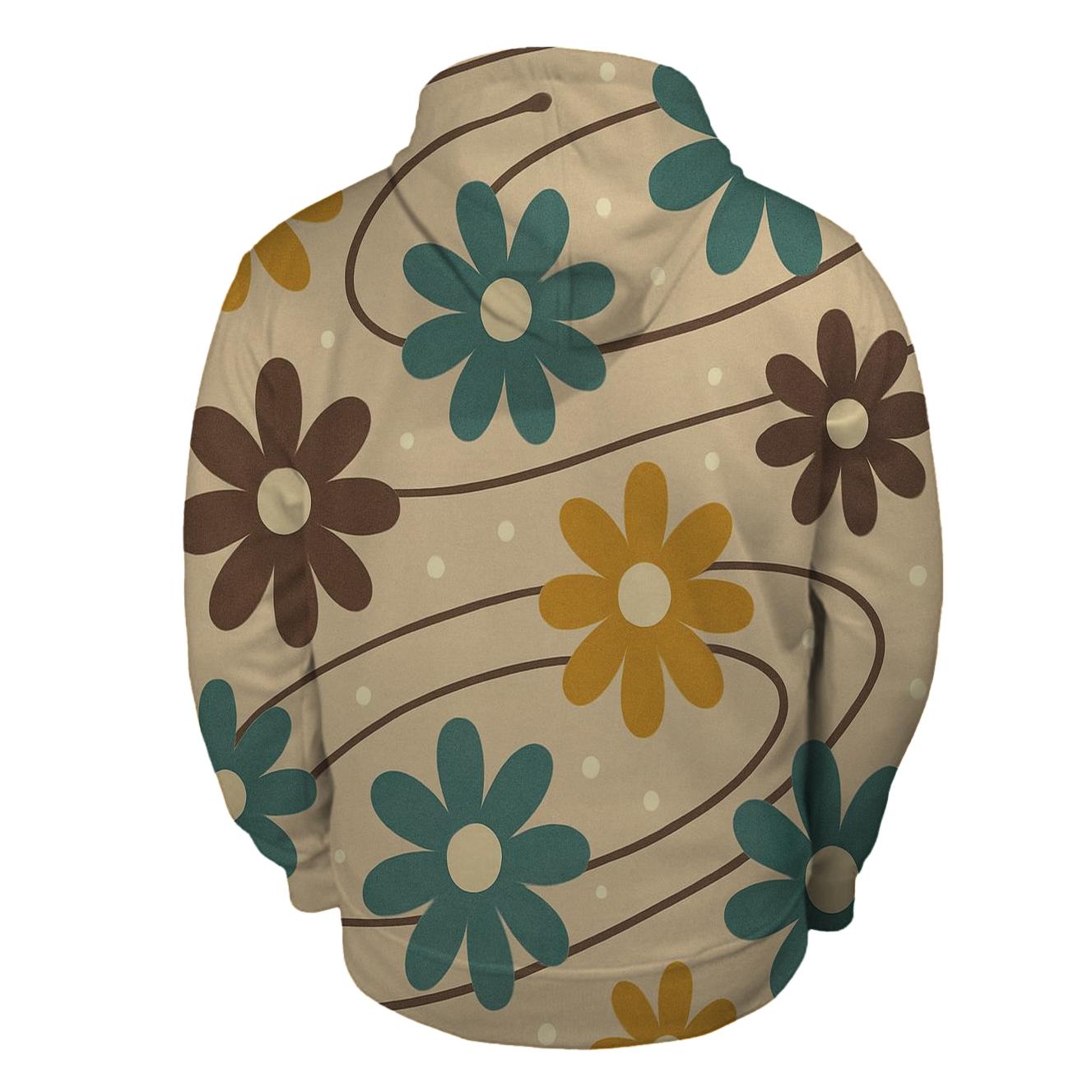 Orbit Floral Tracks hoodie trends