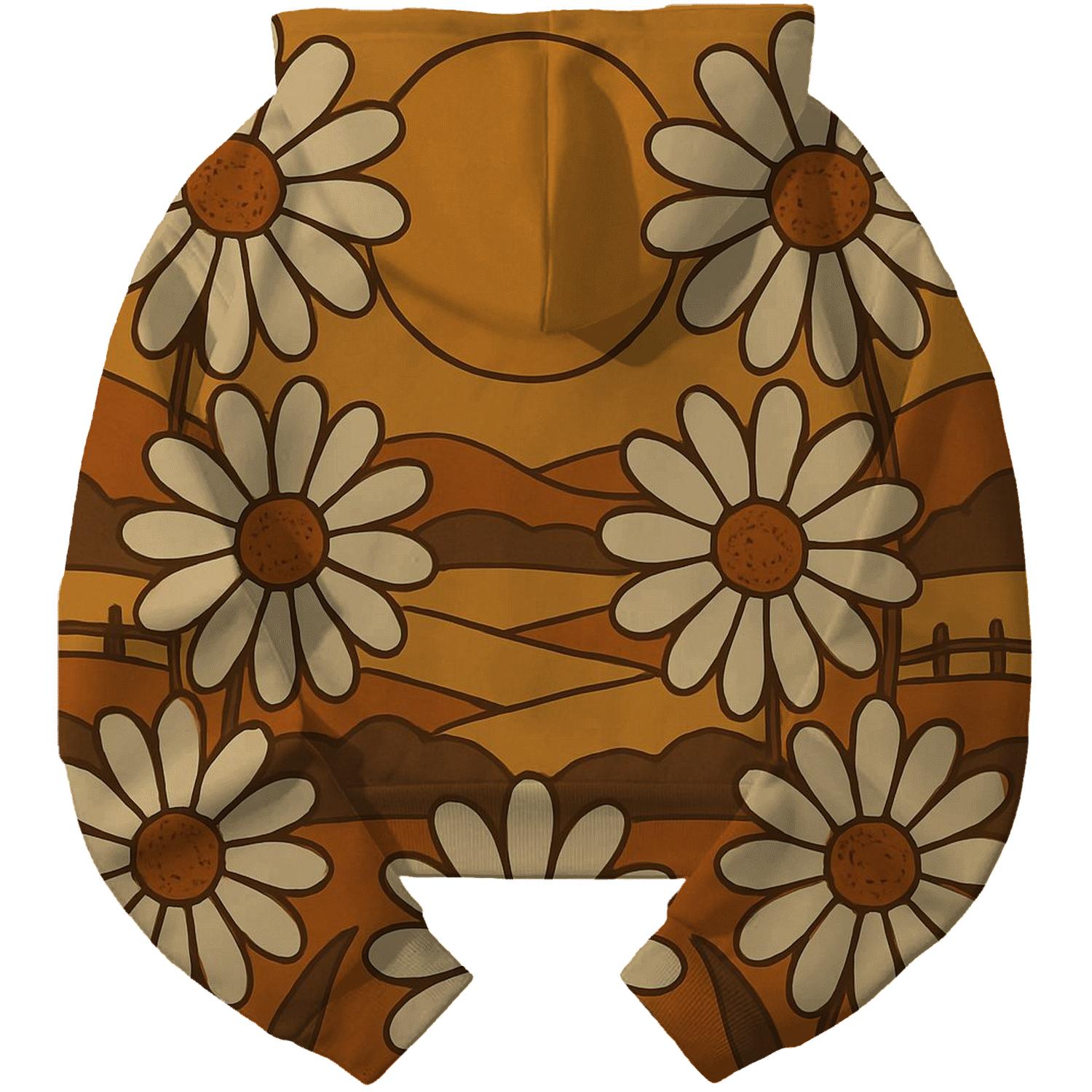 Harvest Moon Daisies pullover hoodies