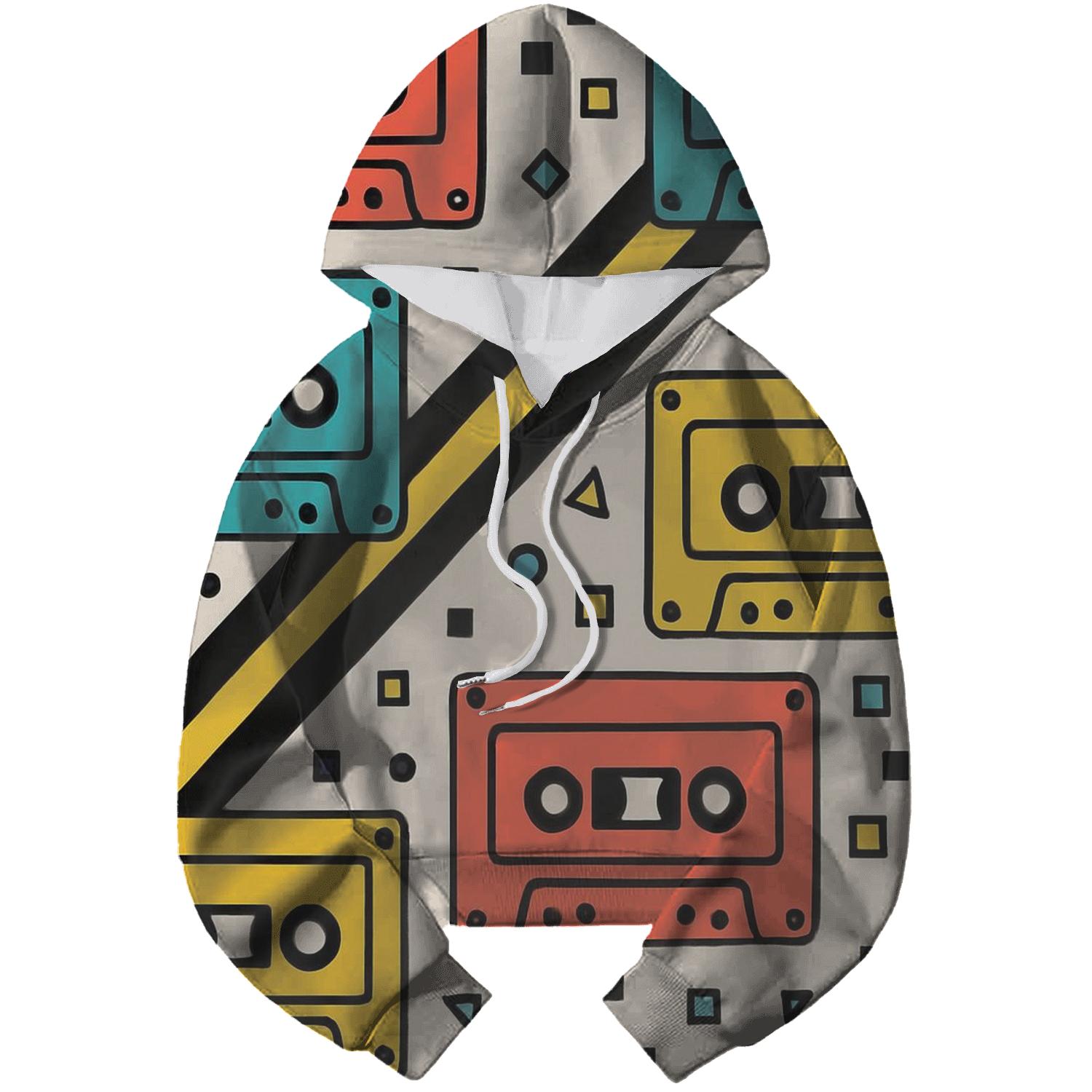 Chromatic Cassette Mosaic designer hoodies