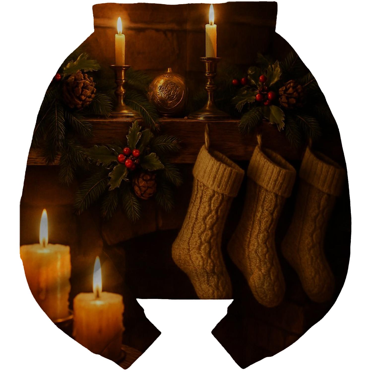 Candlelit Mantelpiece At Twilight designer hoodies