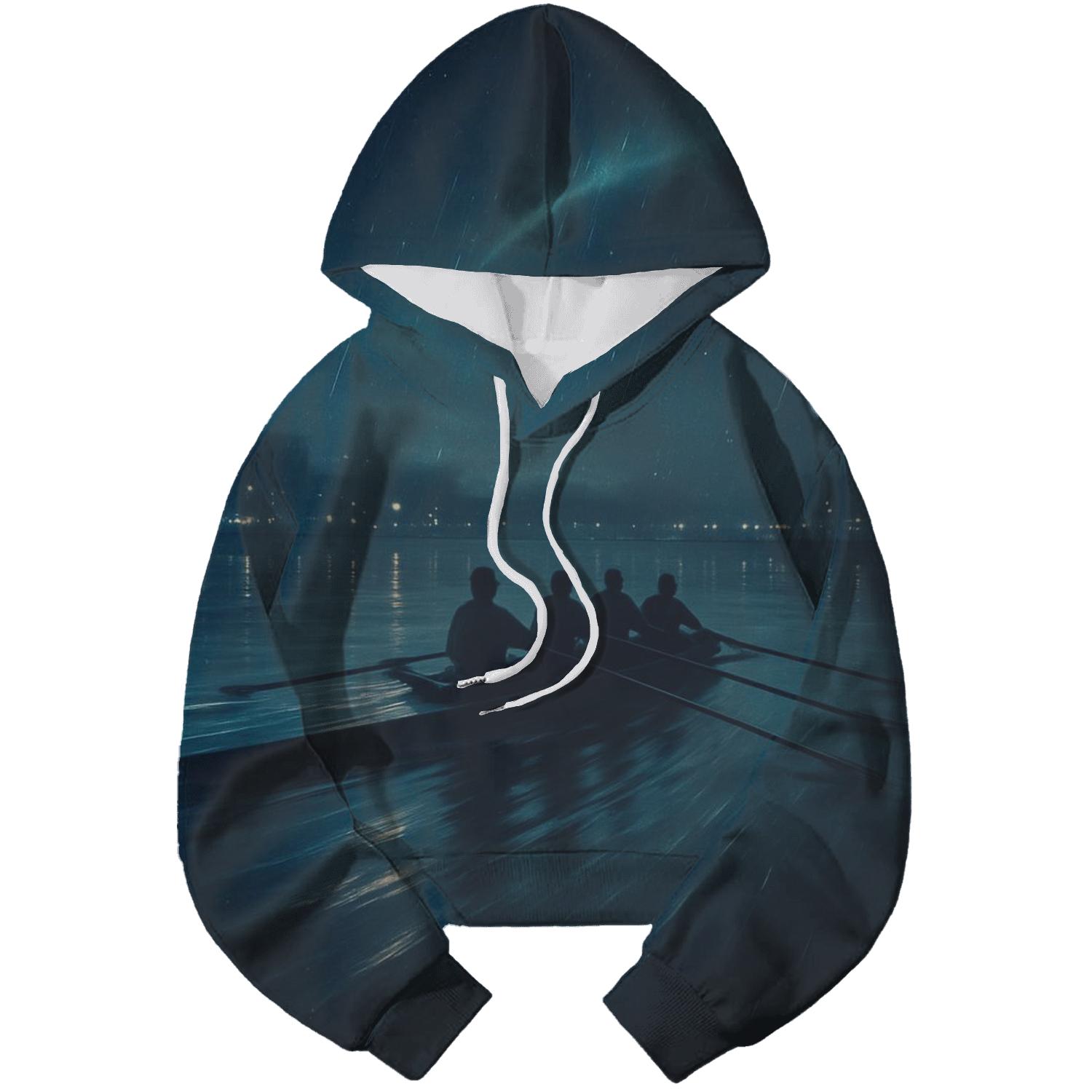 Midnight Rowing Regatta embroidered hoodies