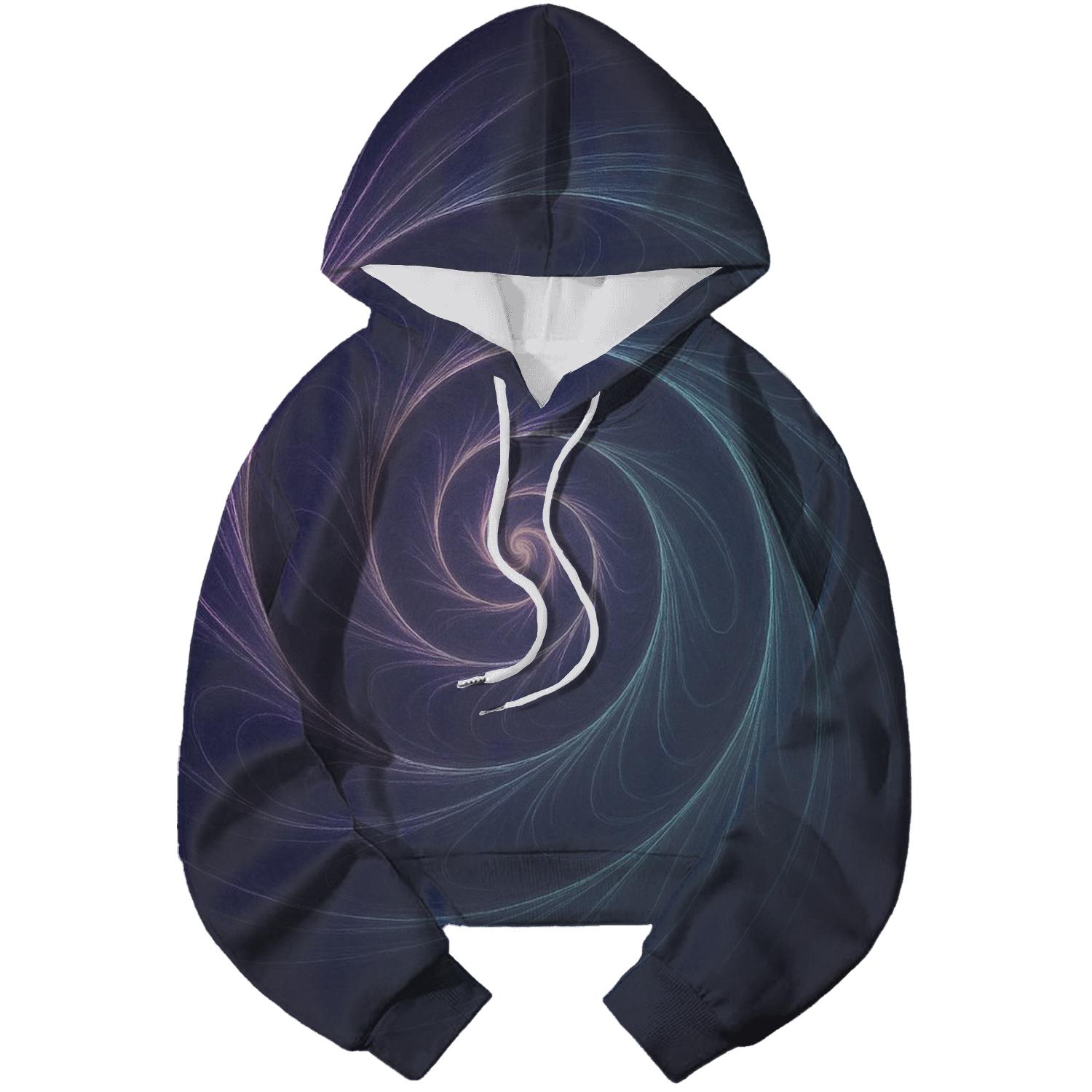Luminous Spiral Harmony premium hoodies