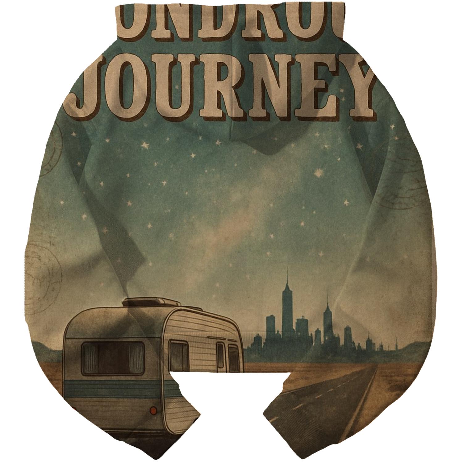 Cosmic Roadtrip Poster embroidered hoodies