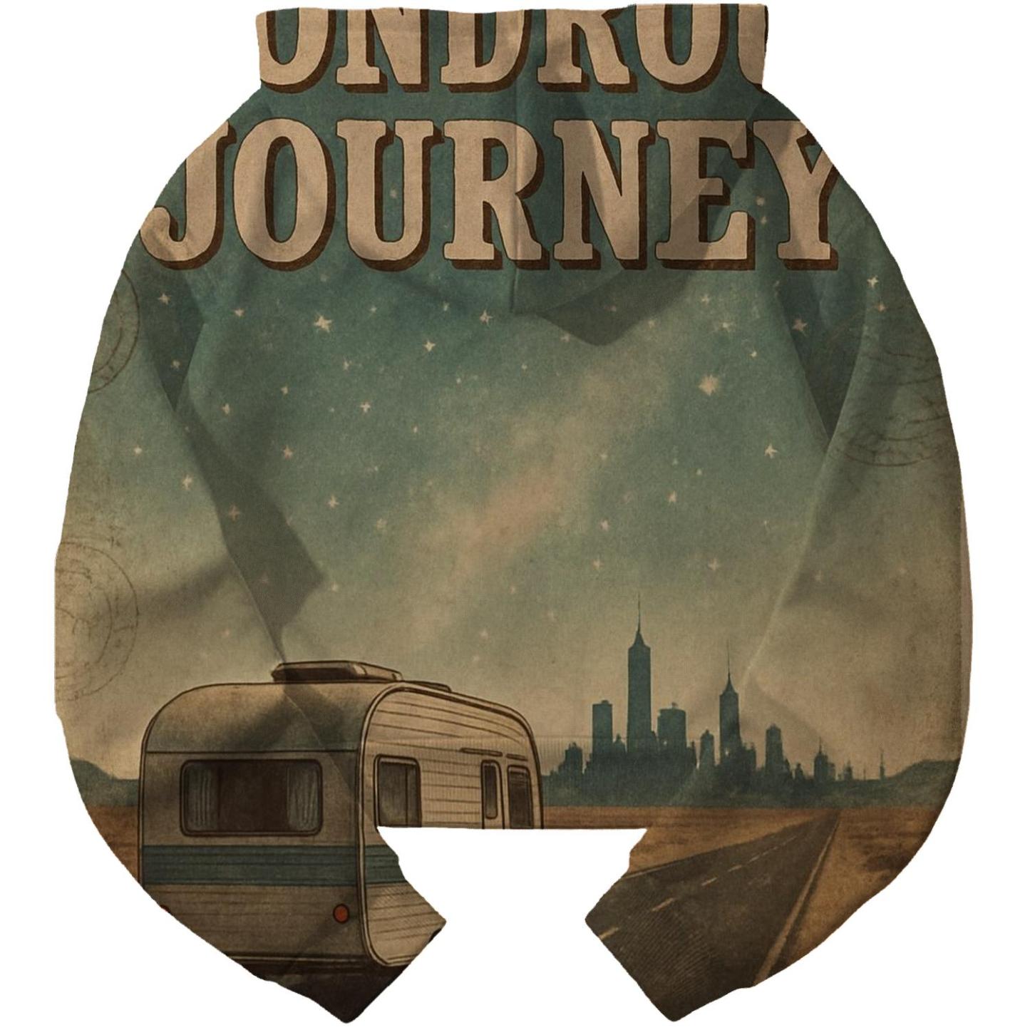 Cosmic Roadtrip Poster embroidered hoodies