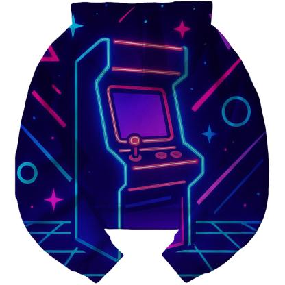 Neon Mirage Arcade custom hoodies