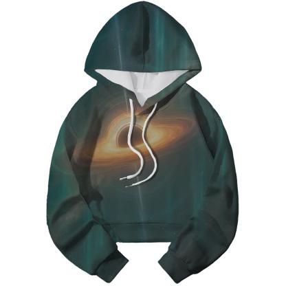 Auroral Accretion Curtain printed hoodies