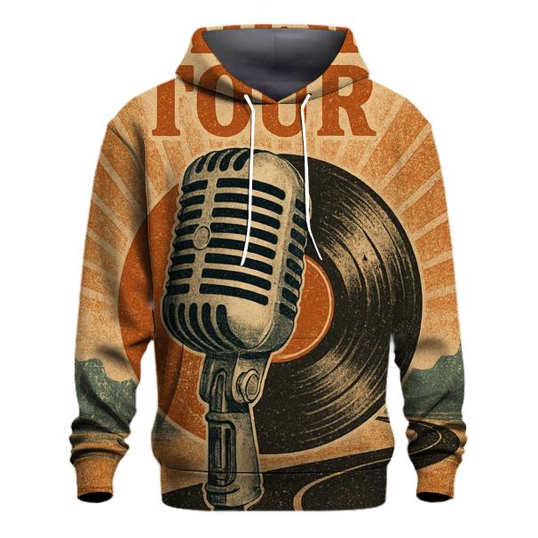 Weathered Vinyl Roadshow Poster zip-up hoodies