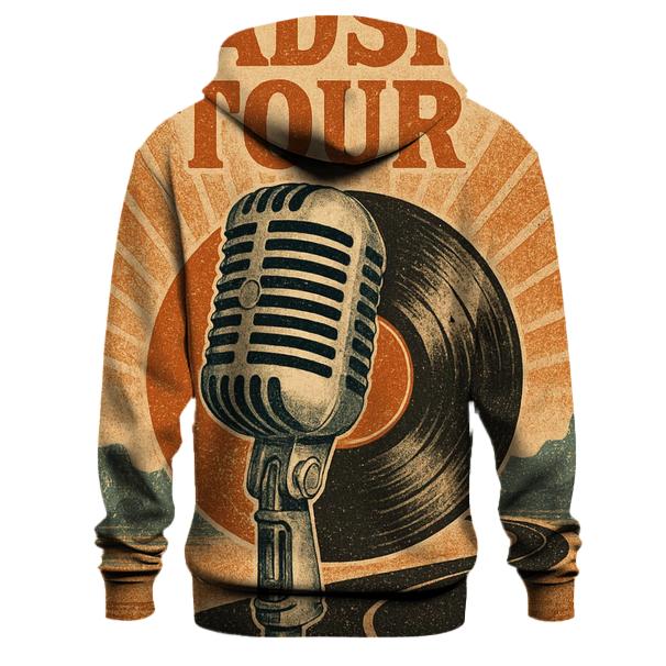 Weathered Vinyl Roadshow Poster zip-up hoodies