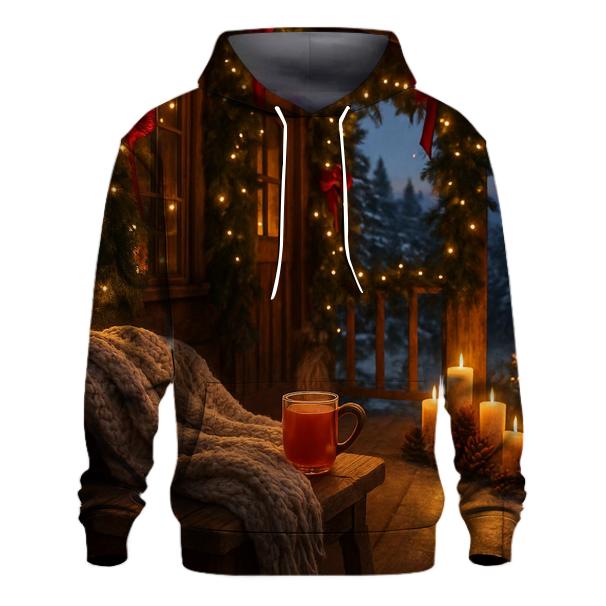 Evergreen Wonderland By Candlelight heavyweight hoodies