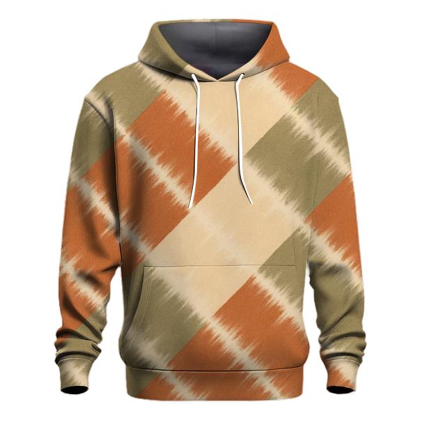 Ikat Inspired Diagonal Lines lightweight hoodies