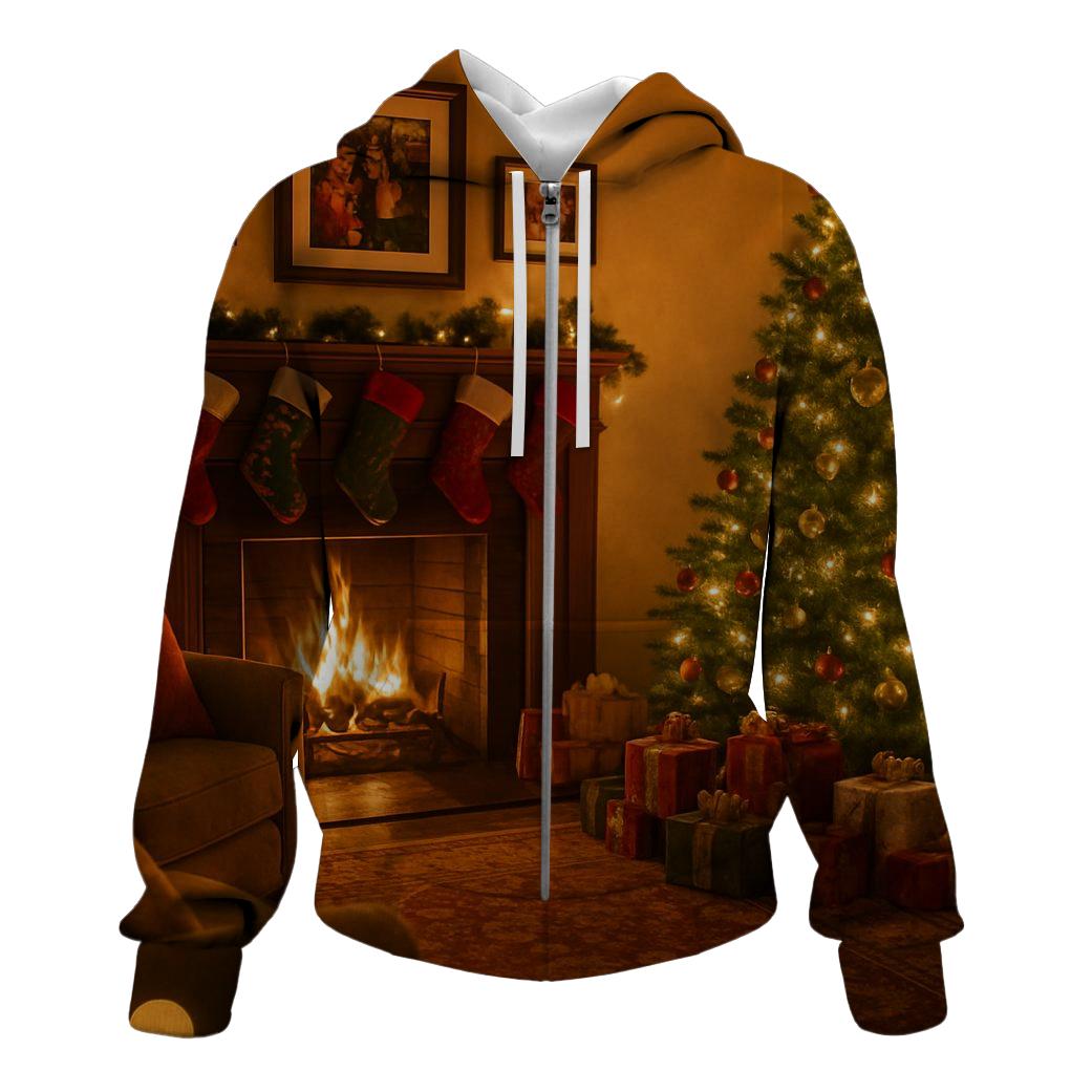 Cozy Christmas Eve heavyweight hoodies