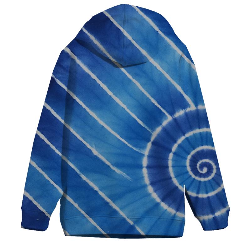 Arashi Indigo Wave Spiral hoodie trends