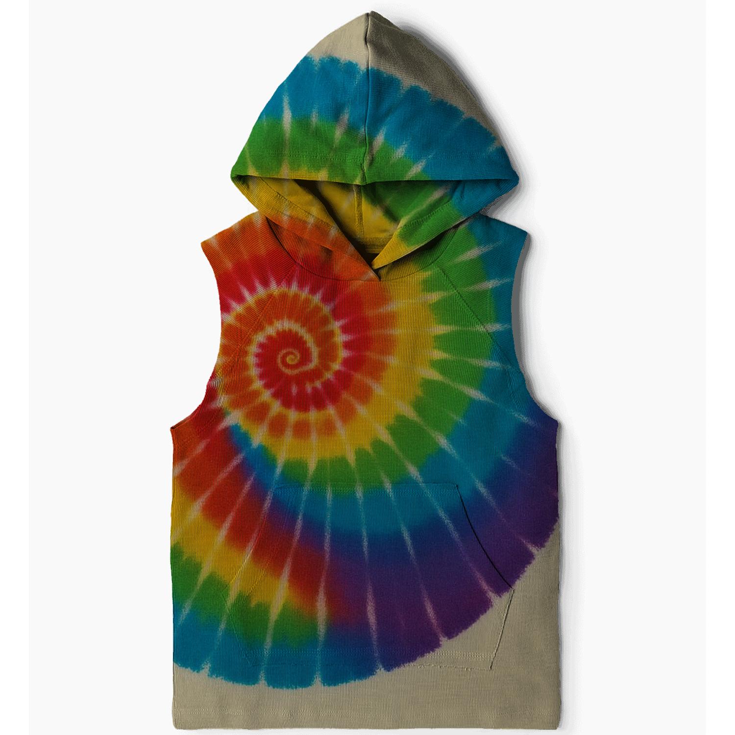 Spiral Spectrum Mandala hoodies fashion