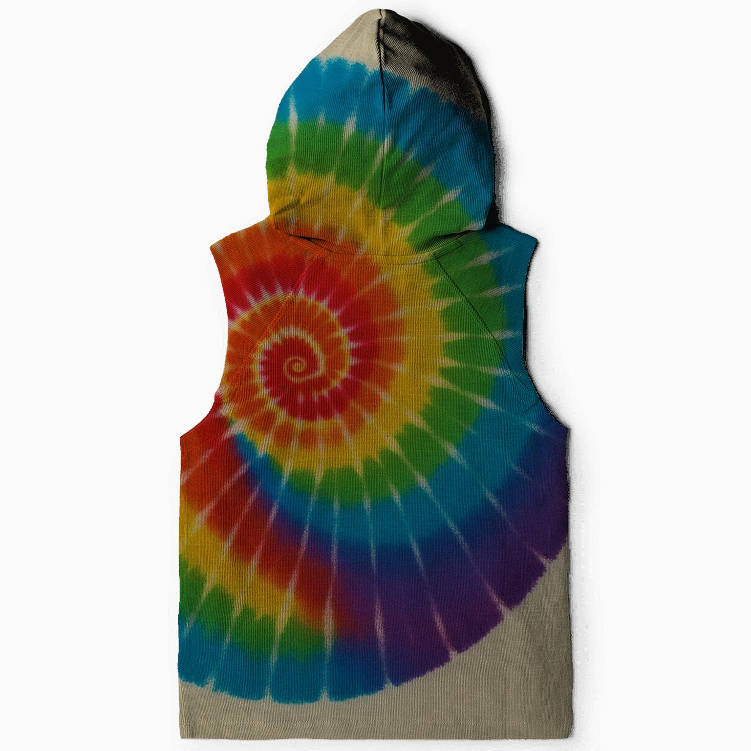 Spiral Spectrum Mandala hoodies fashion