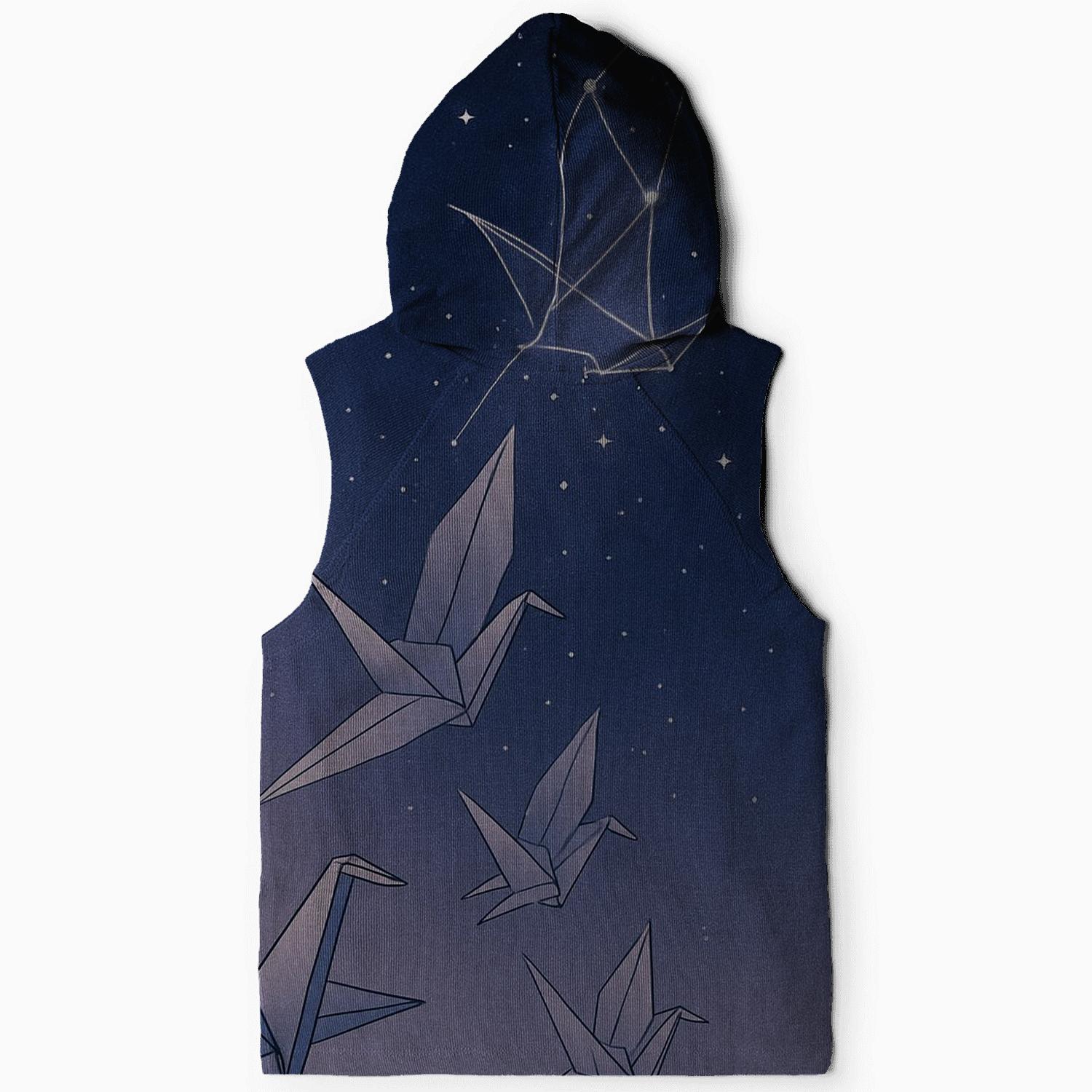 Celestial Origami Harmony designer hoodies