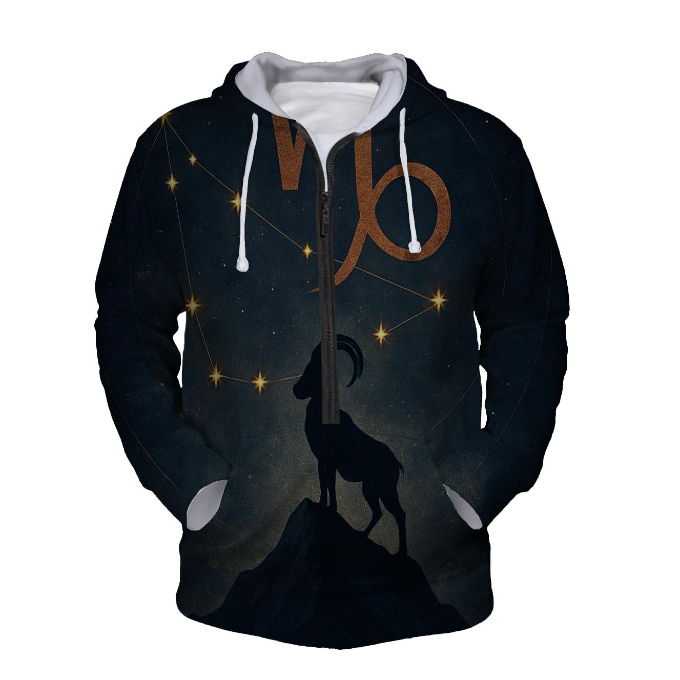 Capricorn Celestial Summit Map hoodie styles