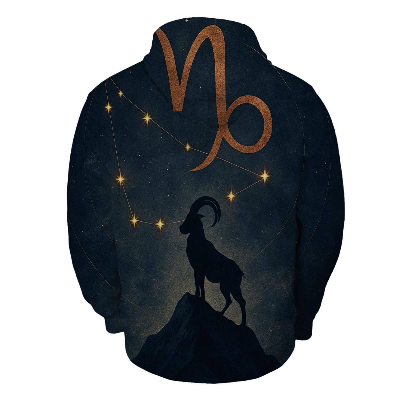Capricorn Celestial Summit Map hoodie styles