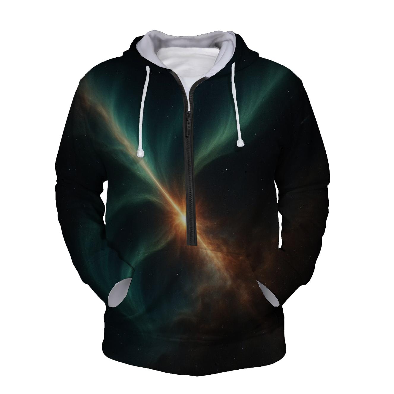 Auroral Jet Loom graphic hoodies