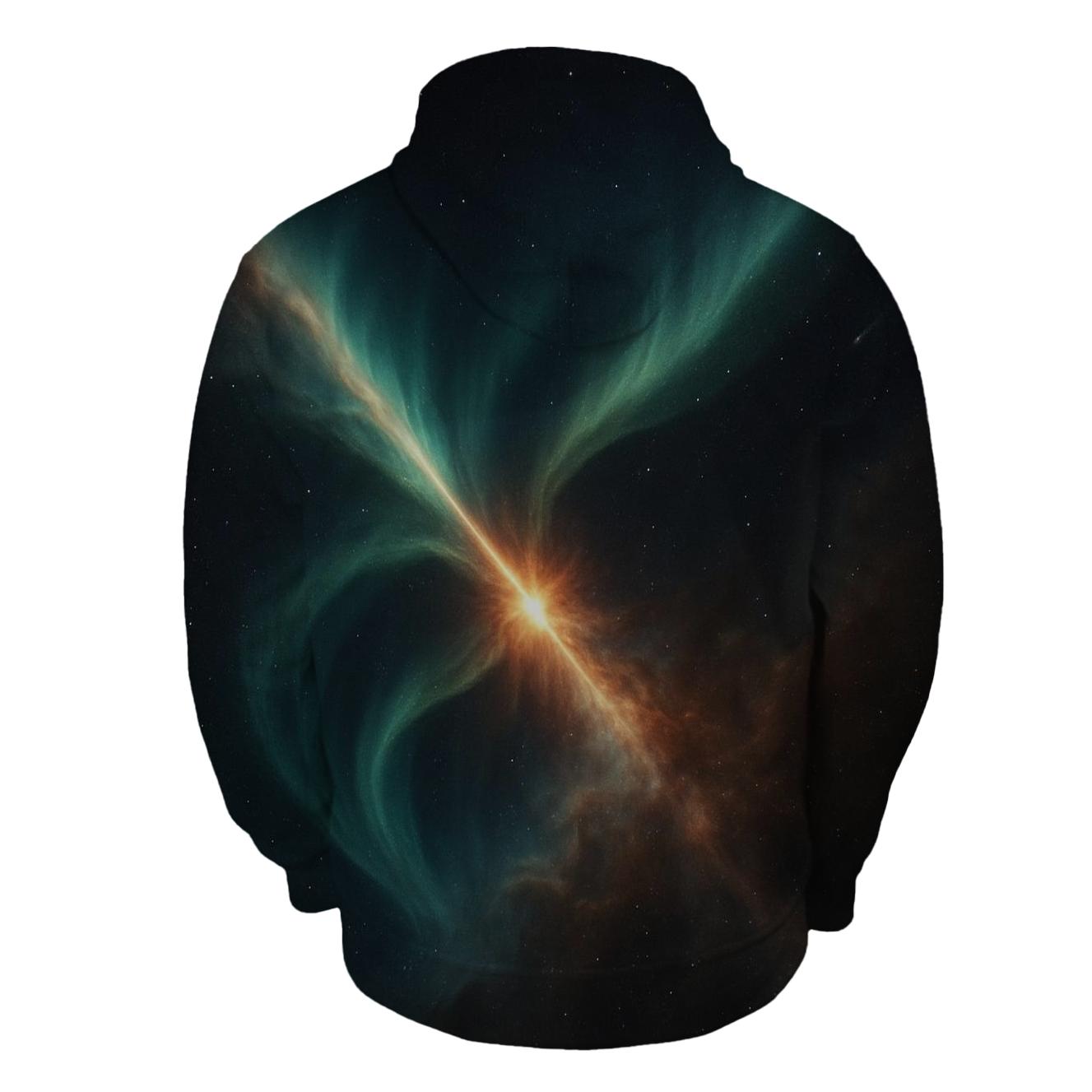 Auroral Jet Loom graphic hoodies