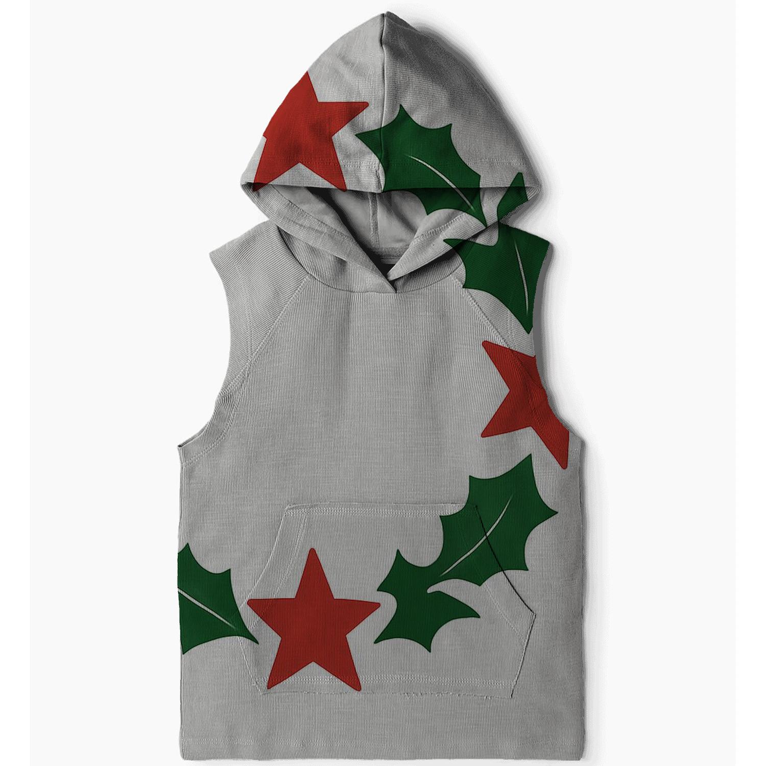 Festive Starburst Wreath custom hoodies