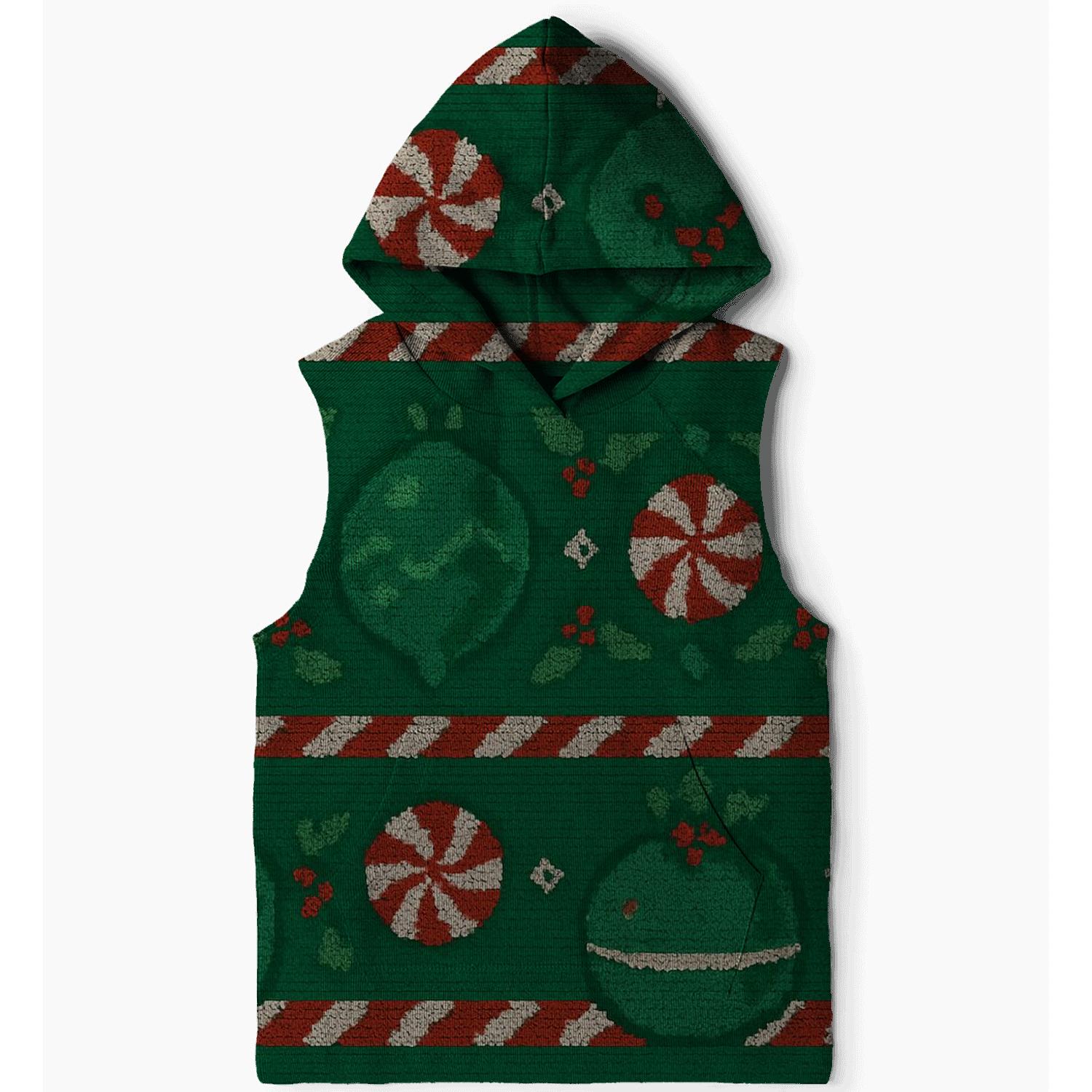 Peppermint Ornament Band Design designer hoodies