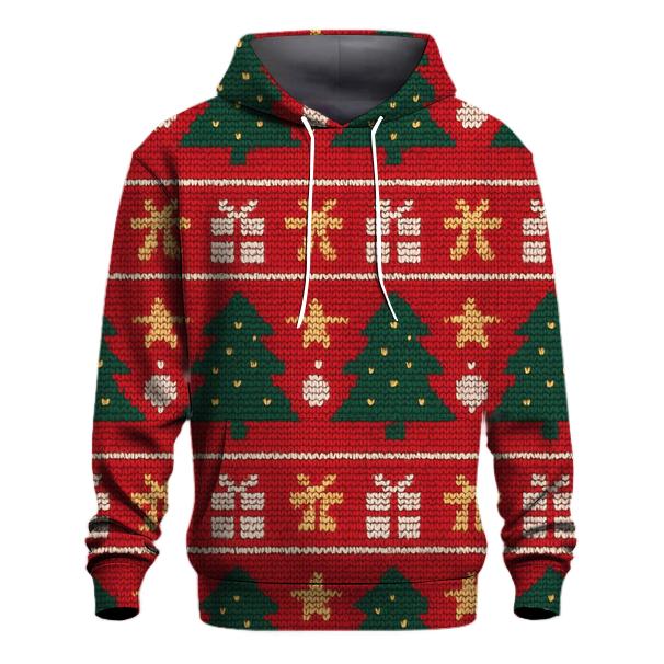 Tinsel Tree Band Mosaic Design pullover hoodies