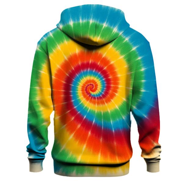 Spiral Rainbow Vortex lightweight hoodies