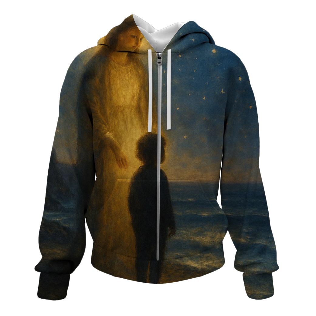 The Lighthouse Within A Mothers Guiding Flame graphic hoodies