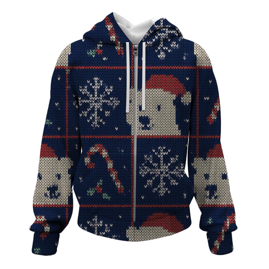 Polar Plaid Party Design hoodie trends