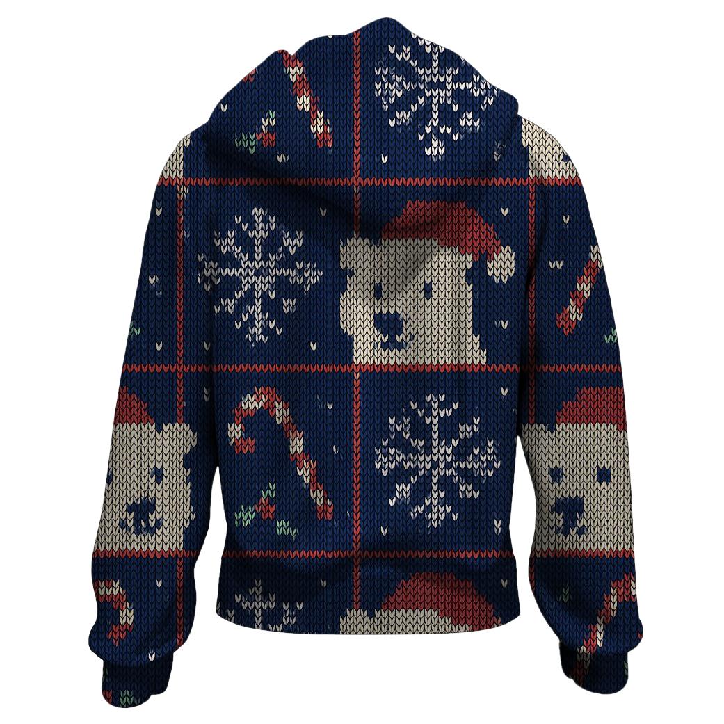 Polar Plaid Party Design hoodie trends