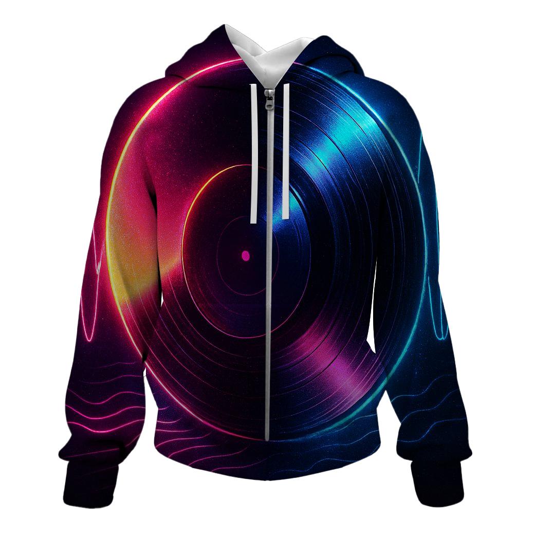 Neon Vinyl Eclipse hoodie trends