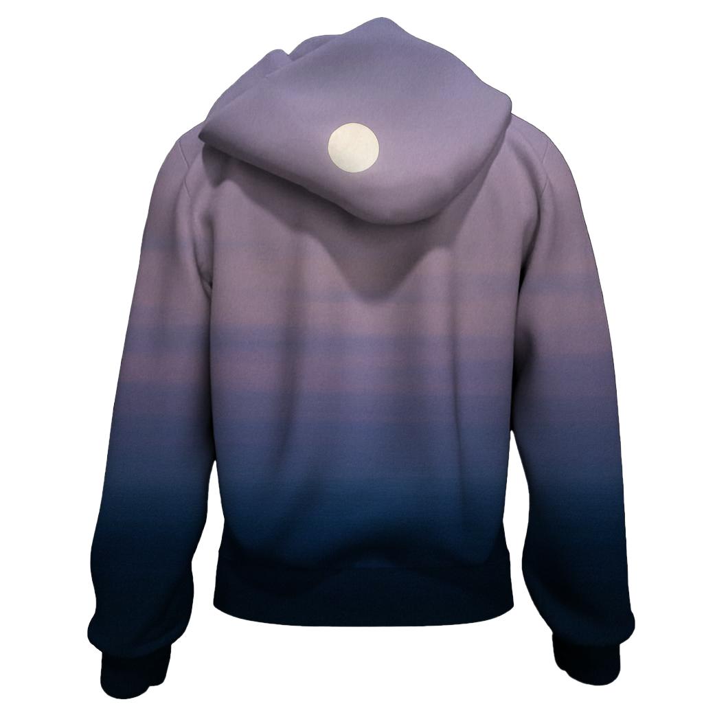 Moonlit Horizon Glow pullover hoodies