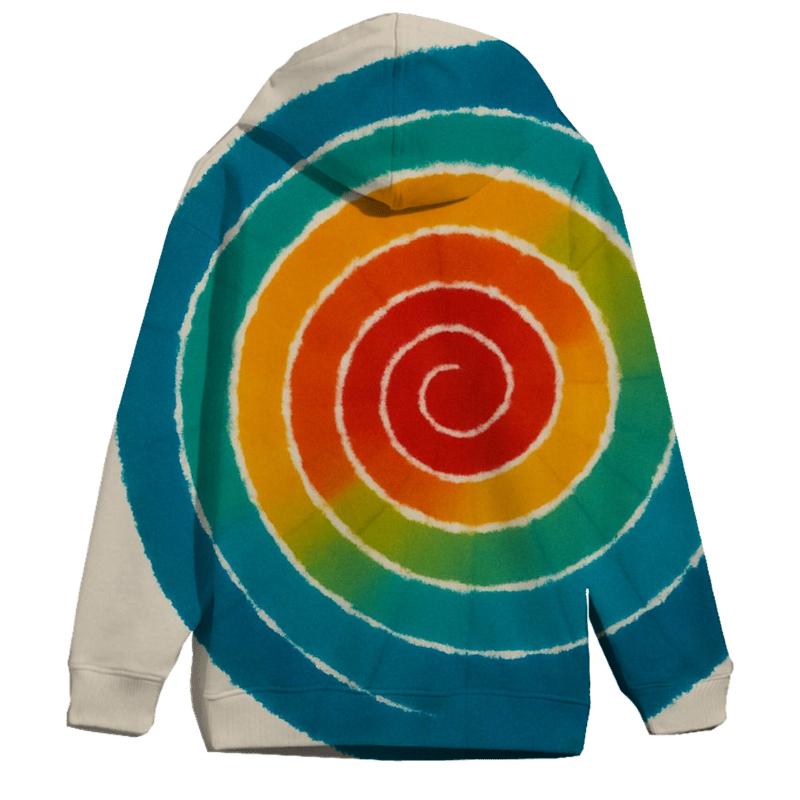 Nebula Spiral Bullseye designer hoodies