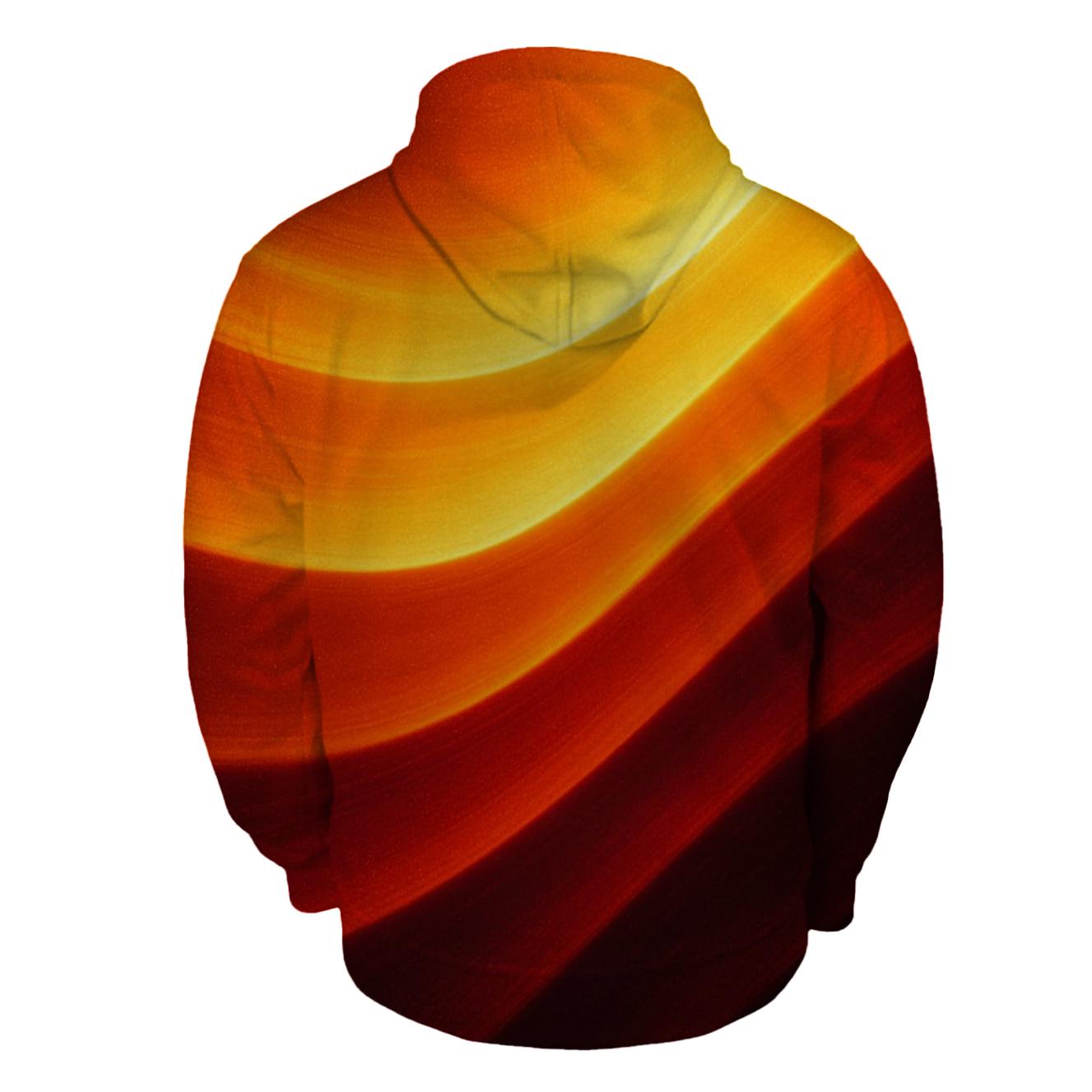 Molten Aurora Ribbon graphic hoodies