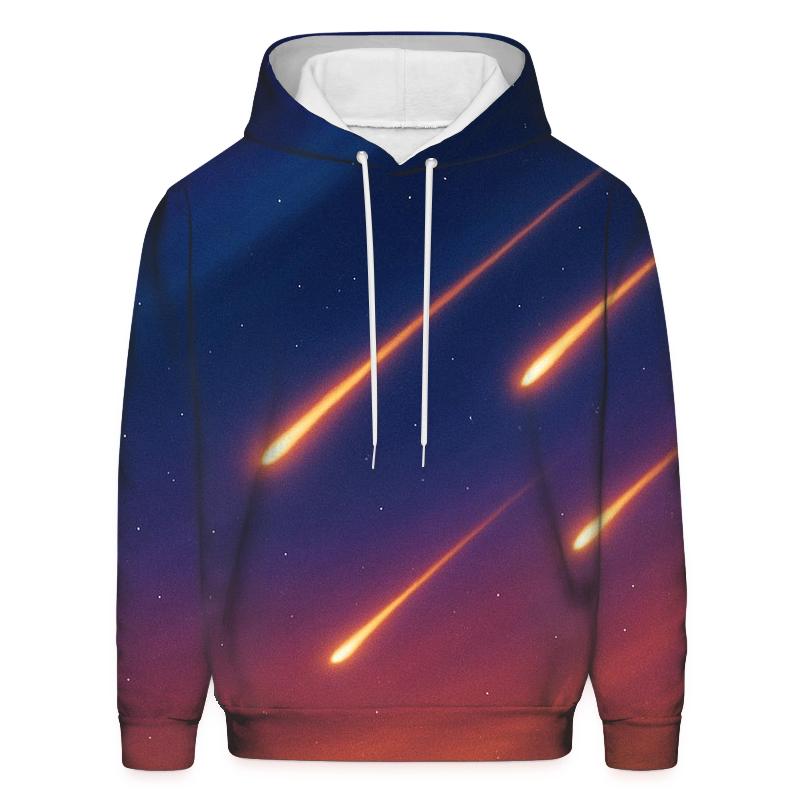Meteor Shower Radiance premium hoodies