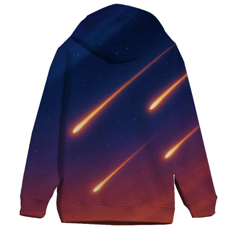 Meteor Shower Radiance premium hoodies