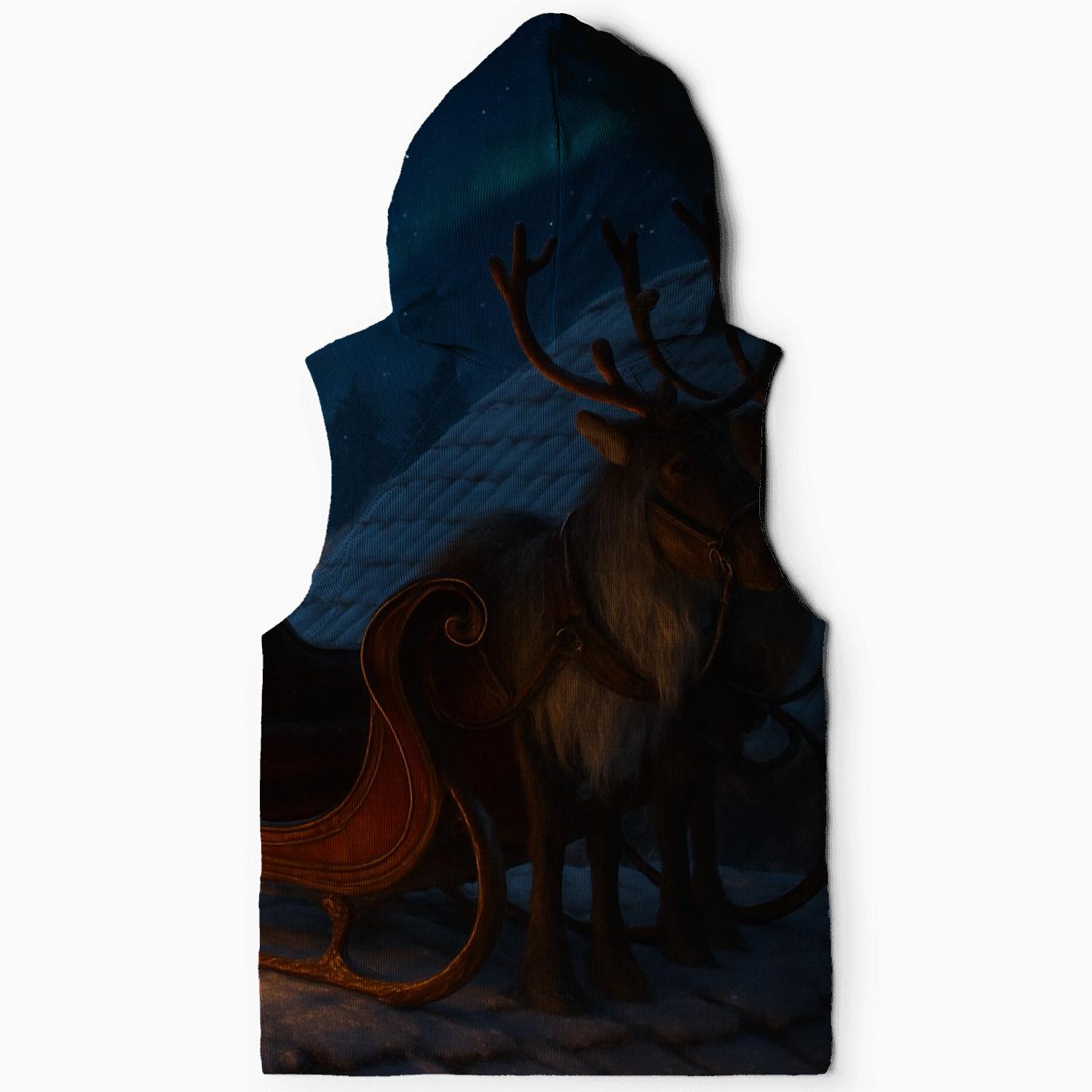 Midnight Sleigh By Candlelight heavyweight hoodies