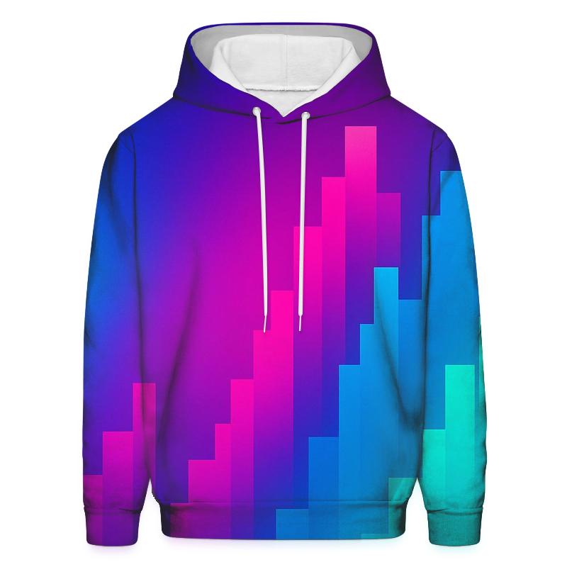 Urban Pulse Gradient embroidered hoodies