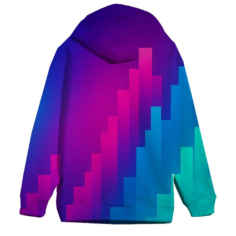 Urban Pulse Gradient embroidered hoodies