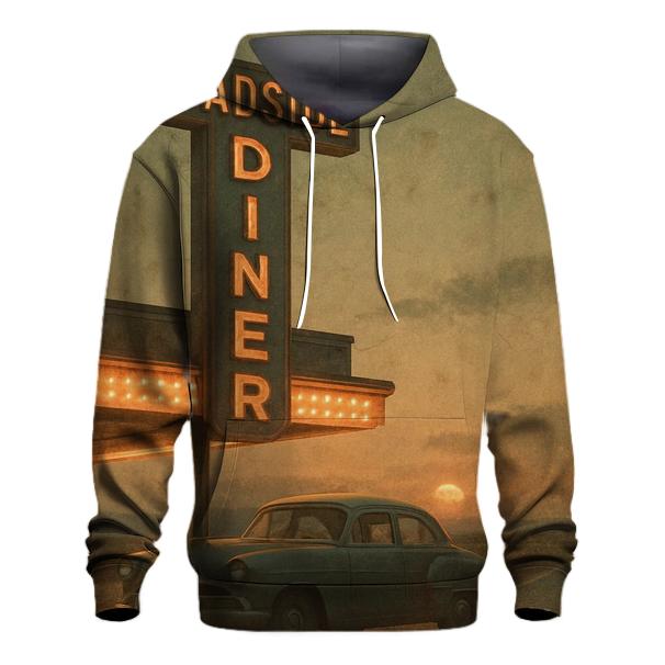 Patina Roadside Diner Poster graphic hoodies